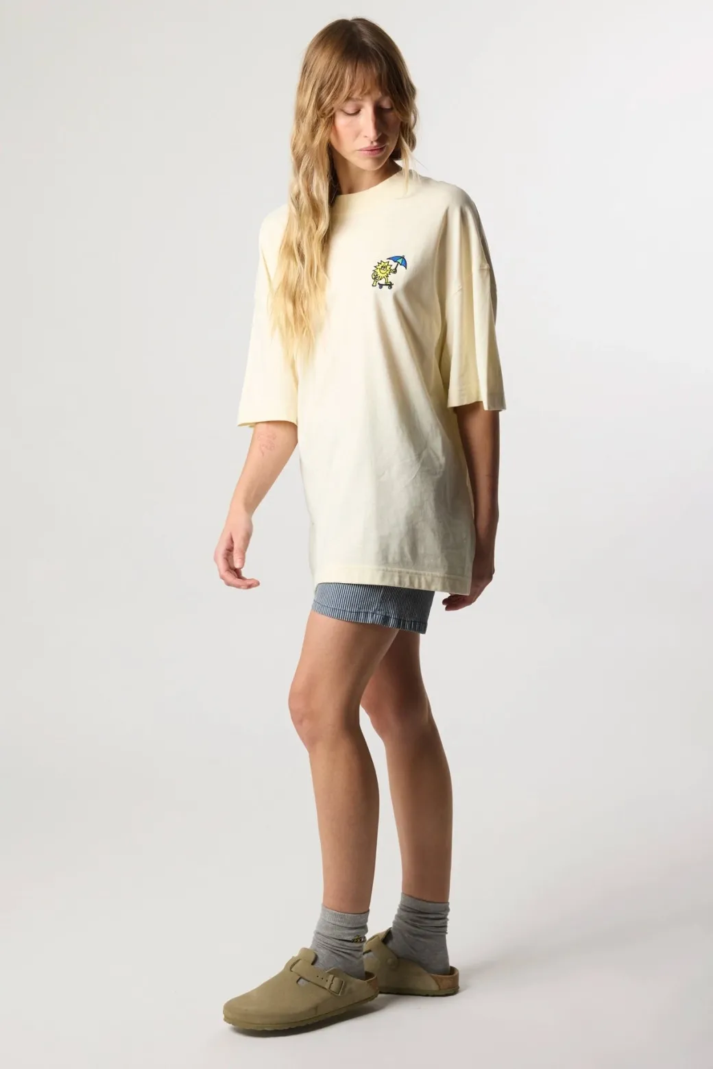 CAMISETA QUILT CREMA