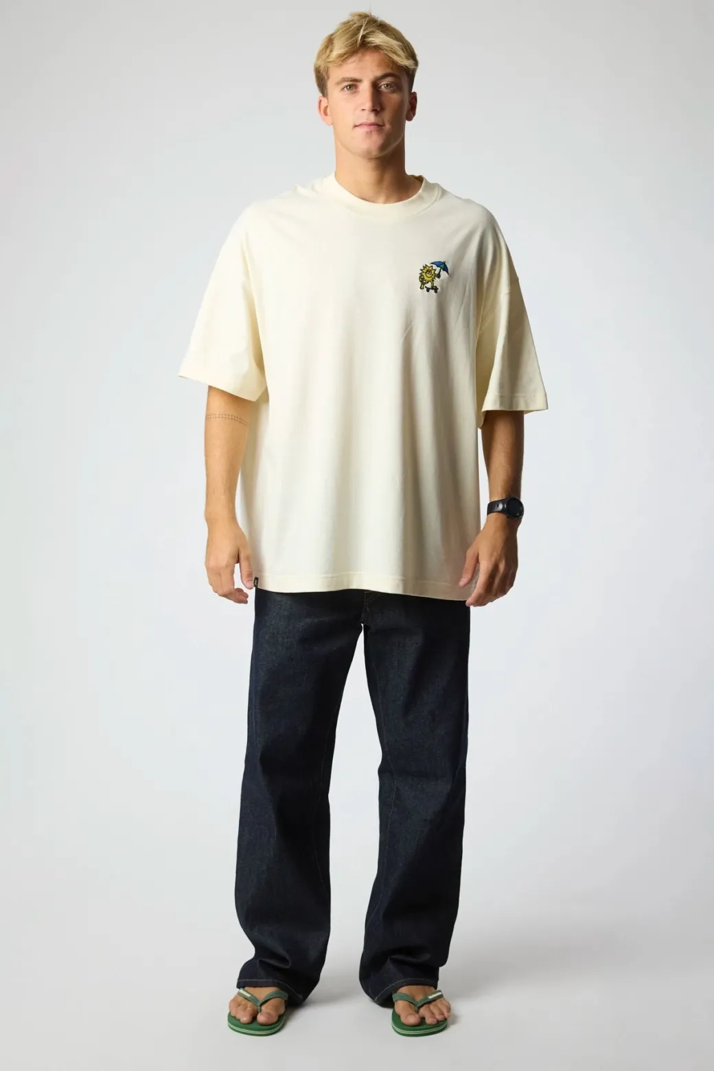 CAMISETA QUILT CREMA