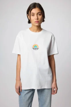 CAMISETA RAINBOW BLANCA
