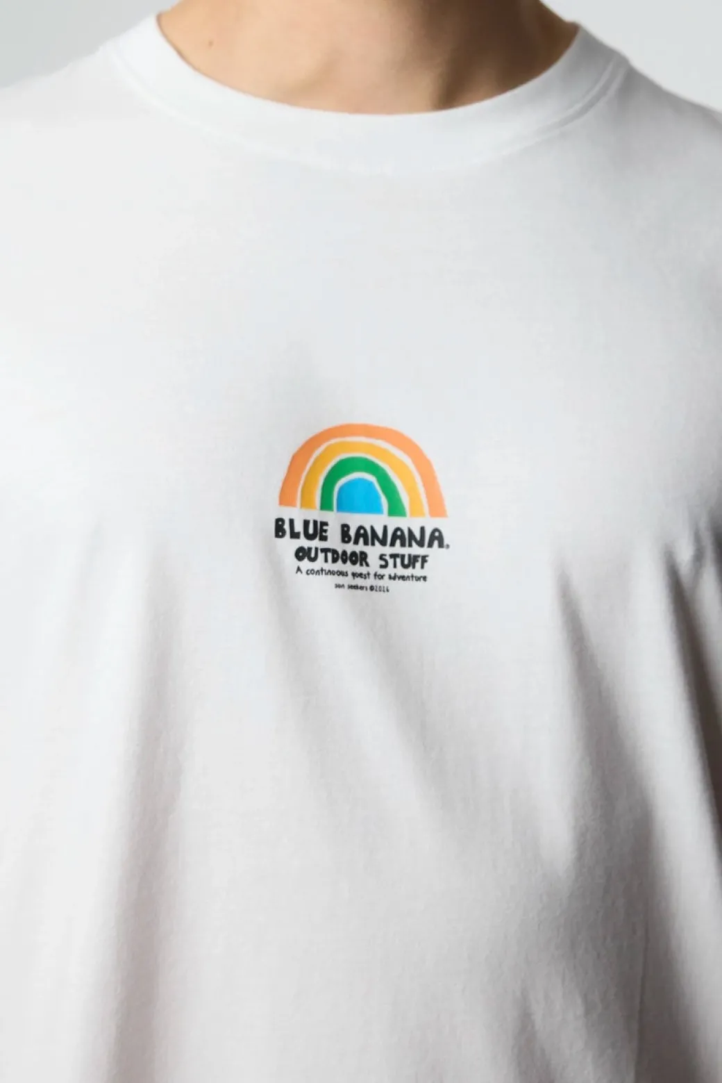 CAMISETA RAINBOW BLANCA