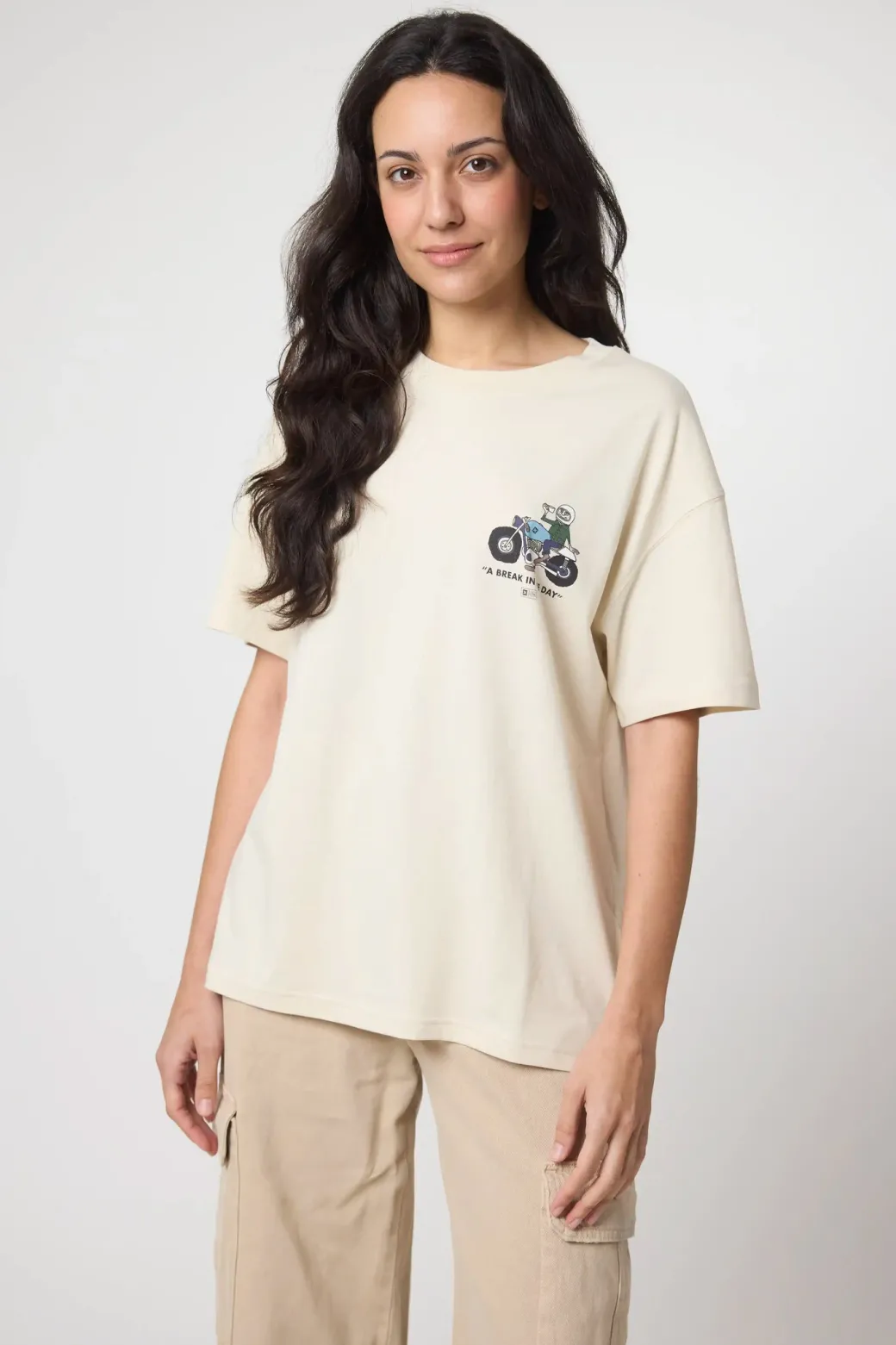 CAMISETA RIDER CRD BLANCO ROTO