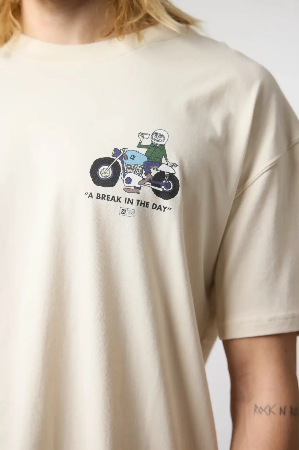 CAMISETA RIDER CRD BLANCO ROTO