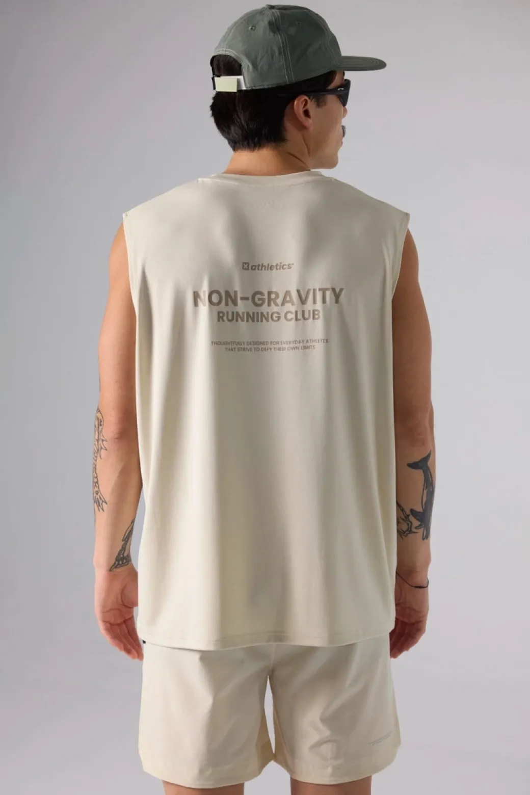 CAMISETA SIN MANGAS ACTIVE DUSTY CREAM