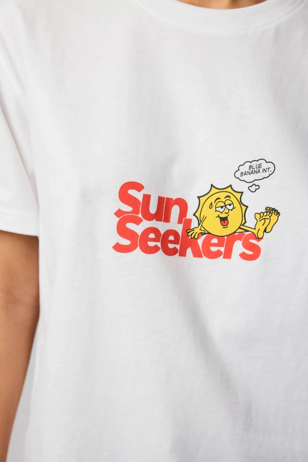 CAMISETA SUN SEEKERS BLANCA