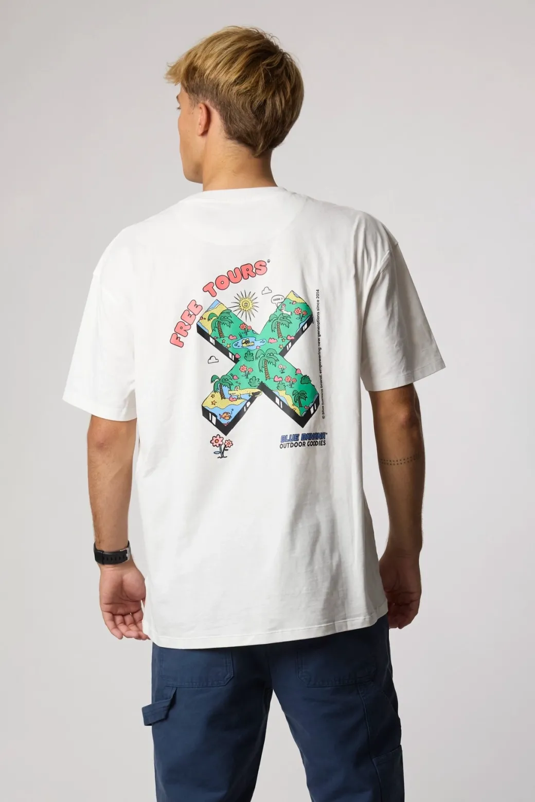 CAMISETA TOURS BLANCA