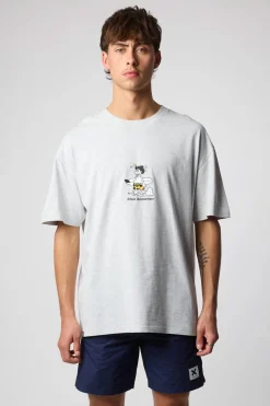 CAMISETA WIPEOUT LIGHT GREY MELANGE