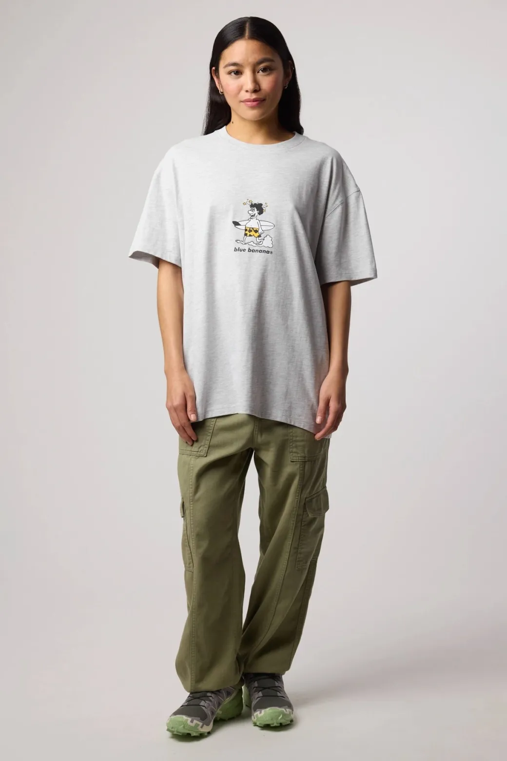 CAMISETA WIPEOUT LIGHT GREY MELANGE