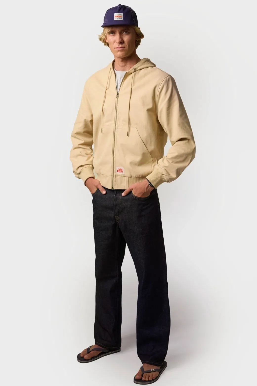CHAQUETA CANVAS BEIGE