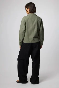 CHAQUETA MUJER CARLOTA IGUANA GREEN