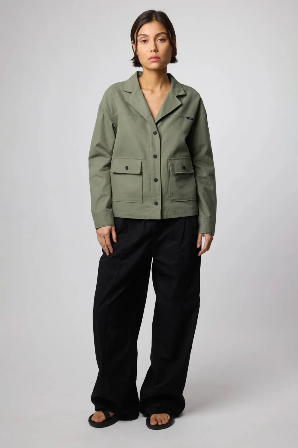 CHAQUETA MUJER CARLOTA IGUANA GREEN