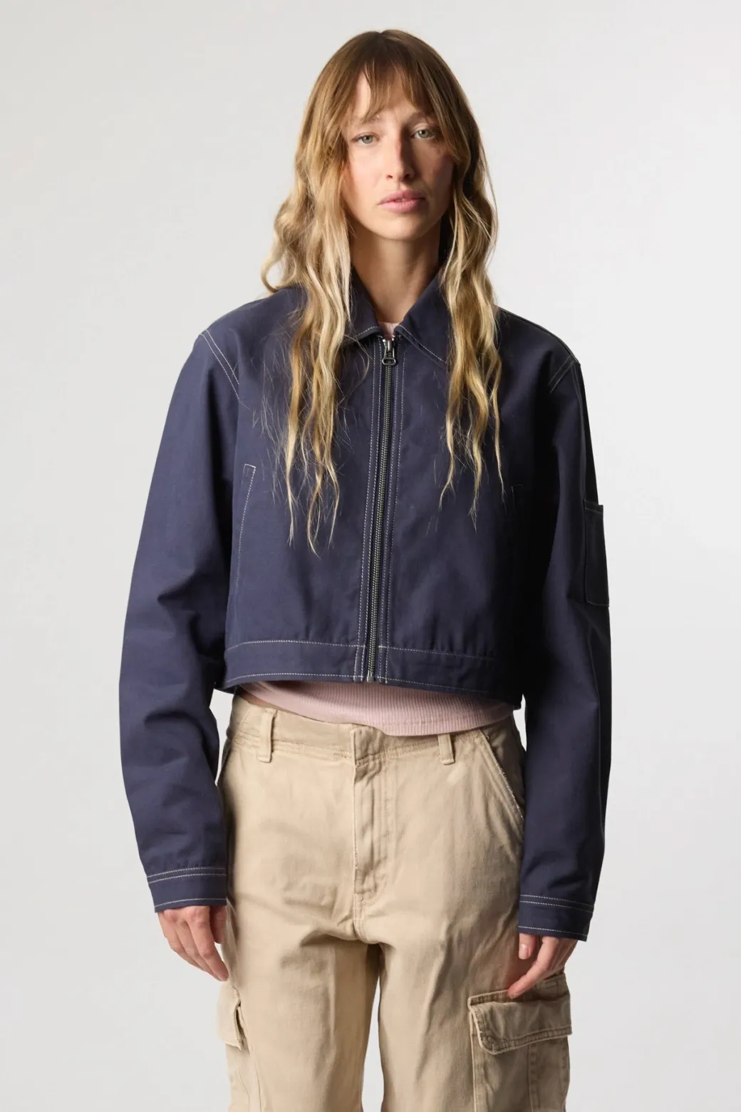 CHAQUETA MUJER PIER AZUL MARINO