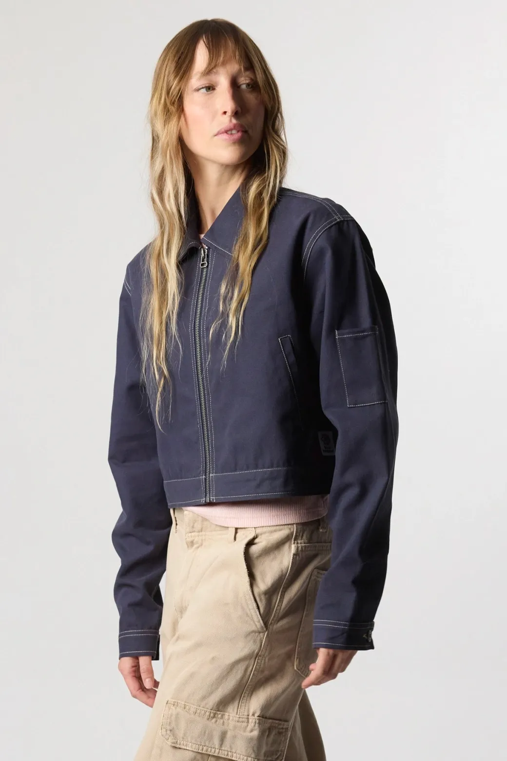 CHAQUETA MUJER PIER AZUL MARINO