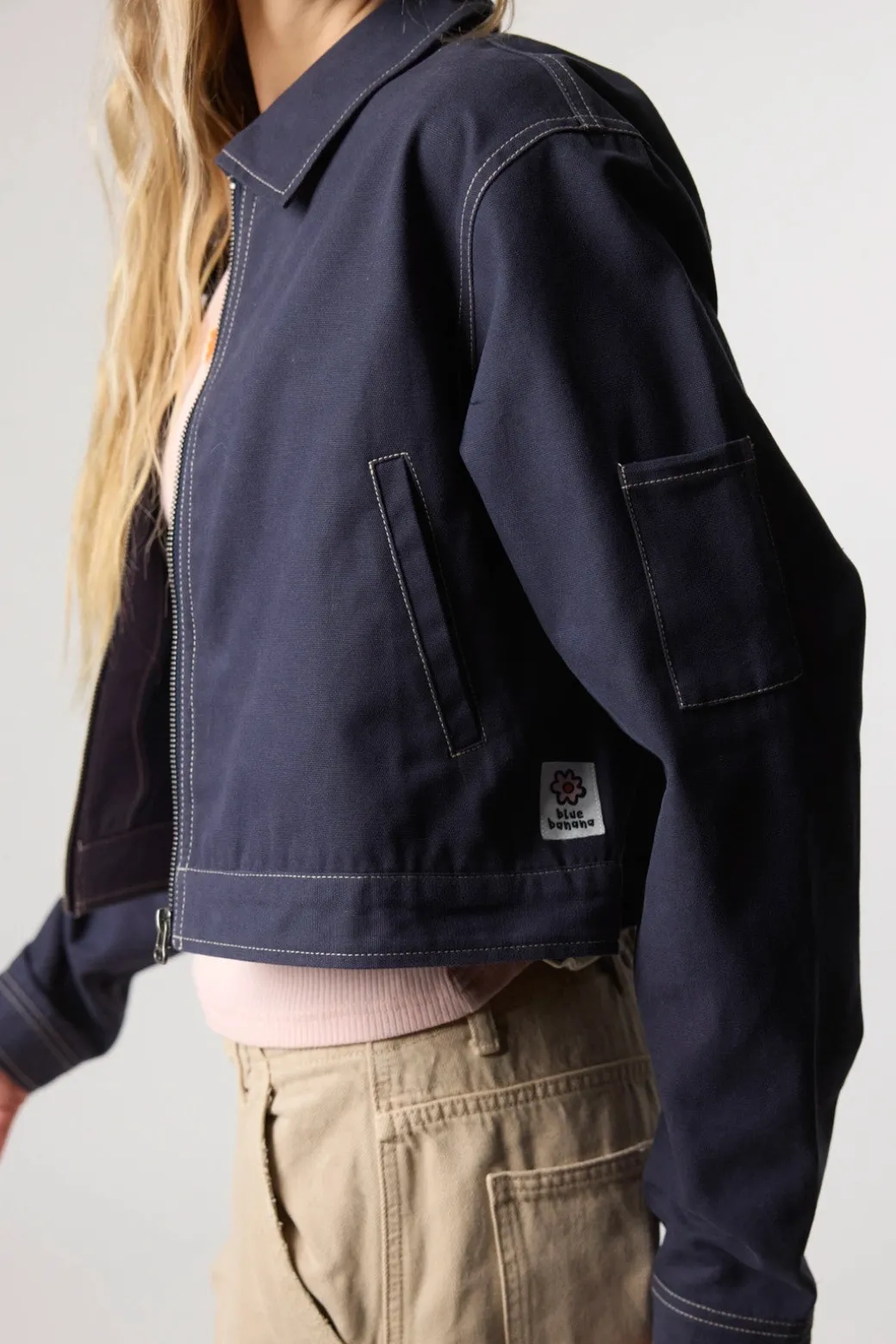 CHAQUETA MUJER PIER AZUL MARINO