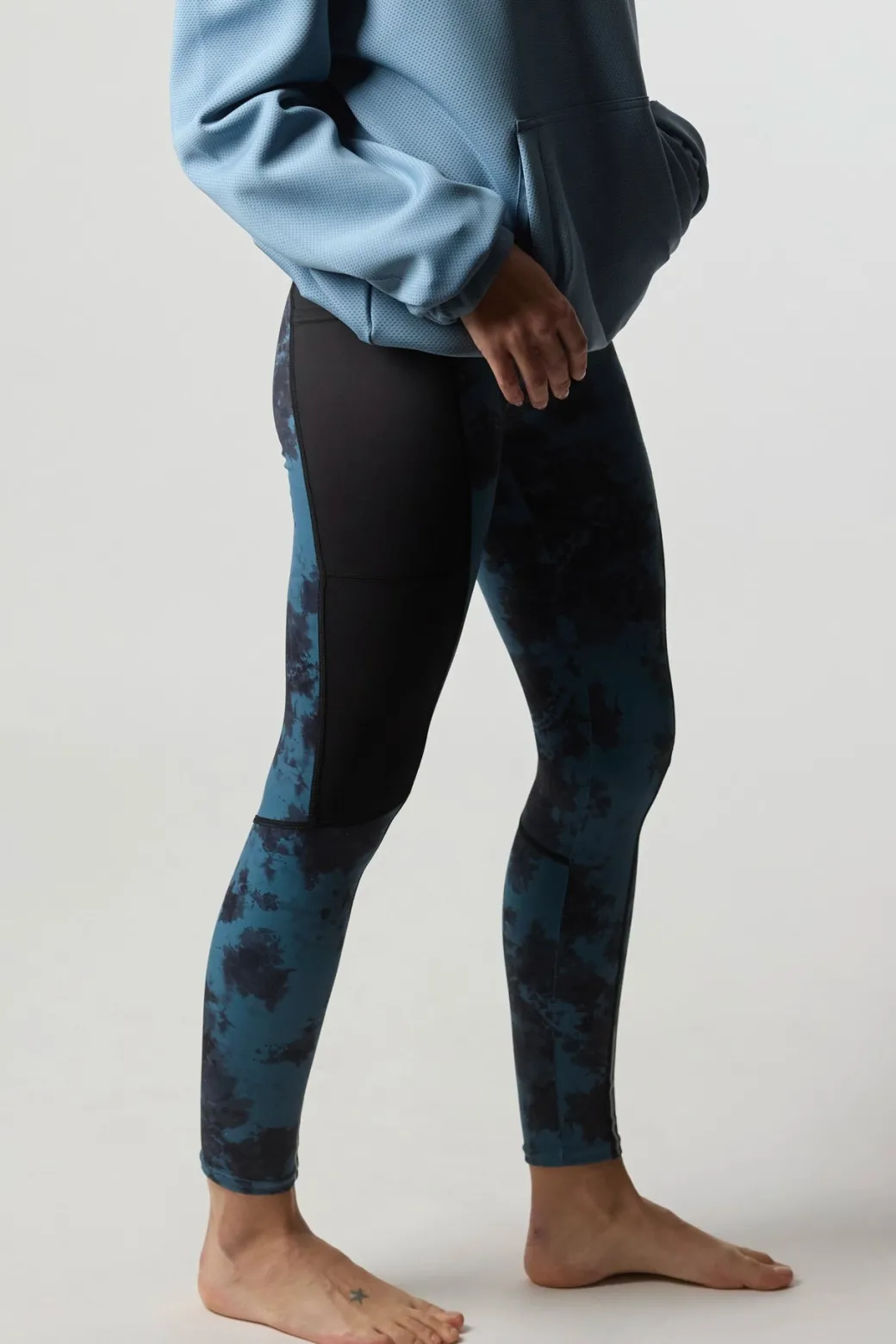LEGGINGS MUJER ACTIVE DARK BLUE
