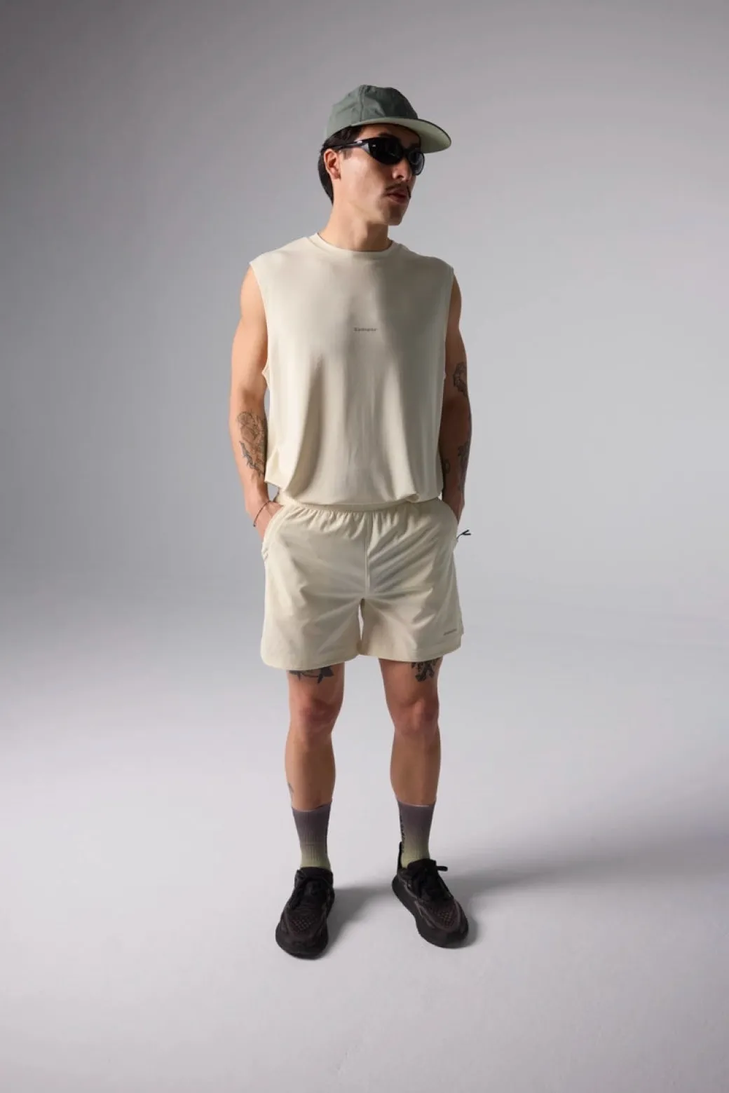 PANTALÓN CORTO ACTIVE DUSTY CREAM