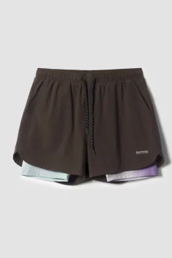 PANTALÓN CORTO TRAIL SOLID BROWN