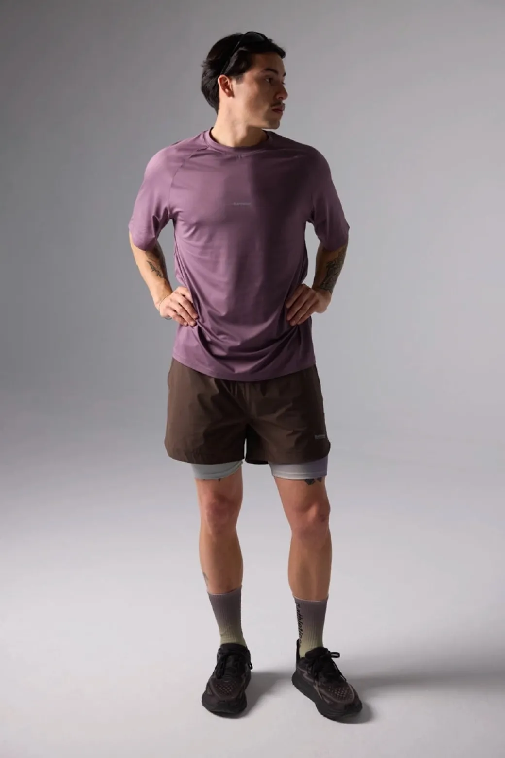 PANTALÓN CORTO TRAIL SOLID BROWN