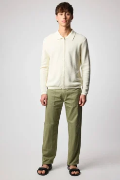 PANTALÓN STRAIGHT PATCHED IGUANA GREEN