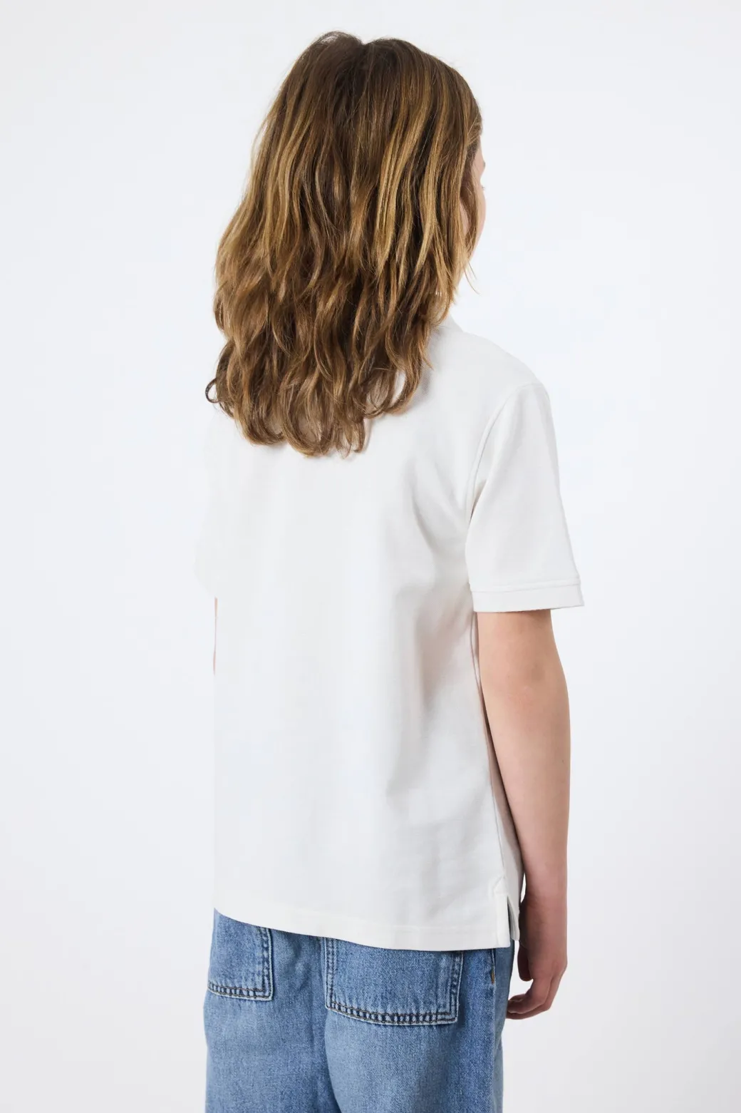 POLO KIDS NATURE BLANCO