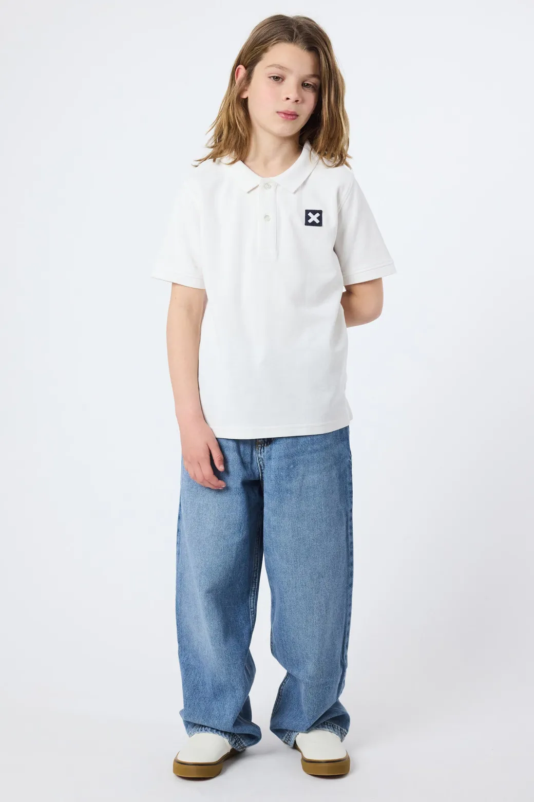 POLO KIDS NATURE BLANCO