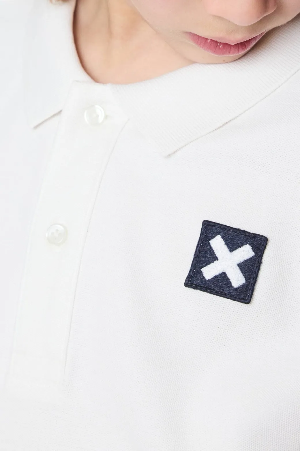 POLO KIDS NATURE BLANCO