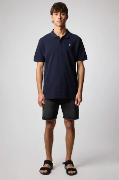 POLO PATCH AZUL MARINO