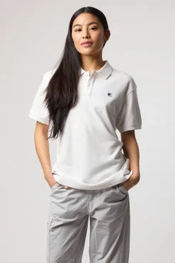 POLO PATCH BLANCO