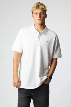 POLO PATCH BLANCO