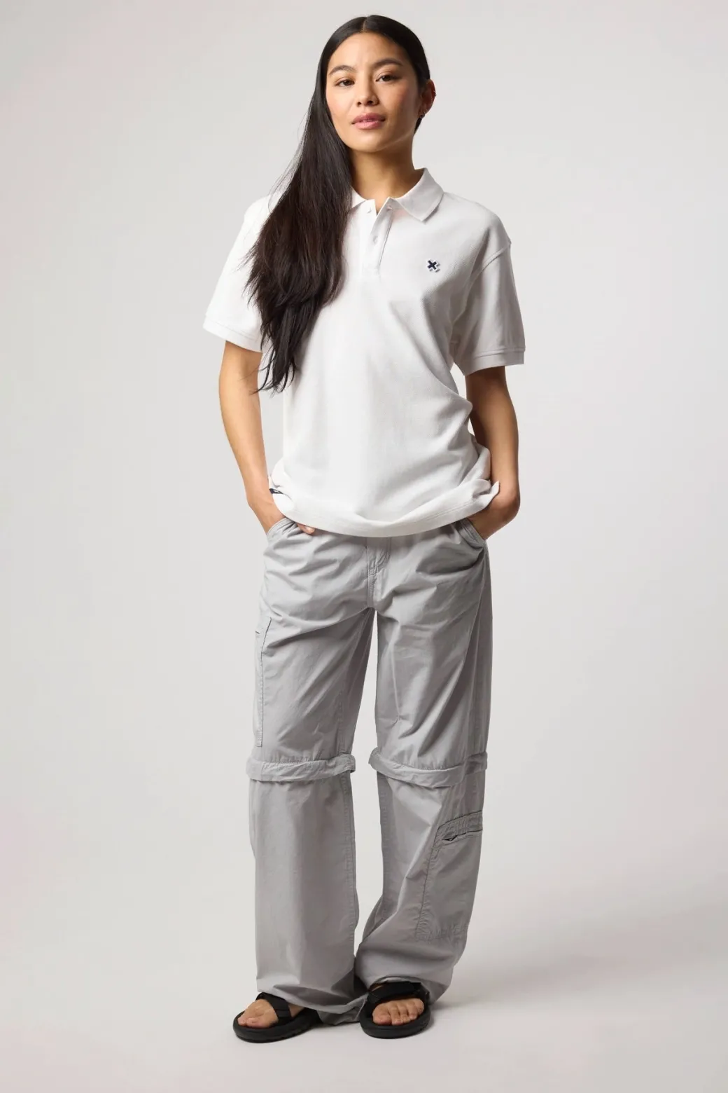 POLO PATCH BLANCO