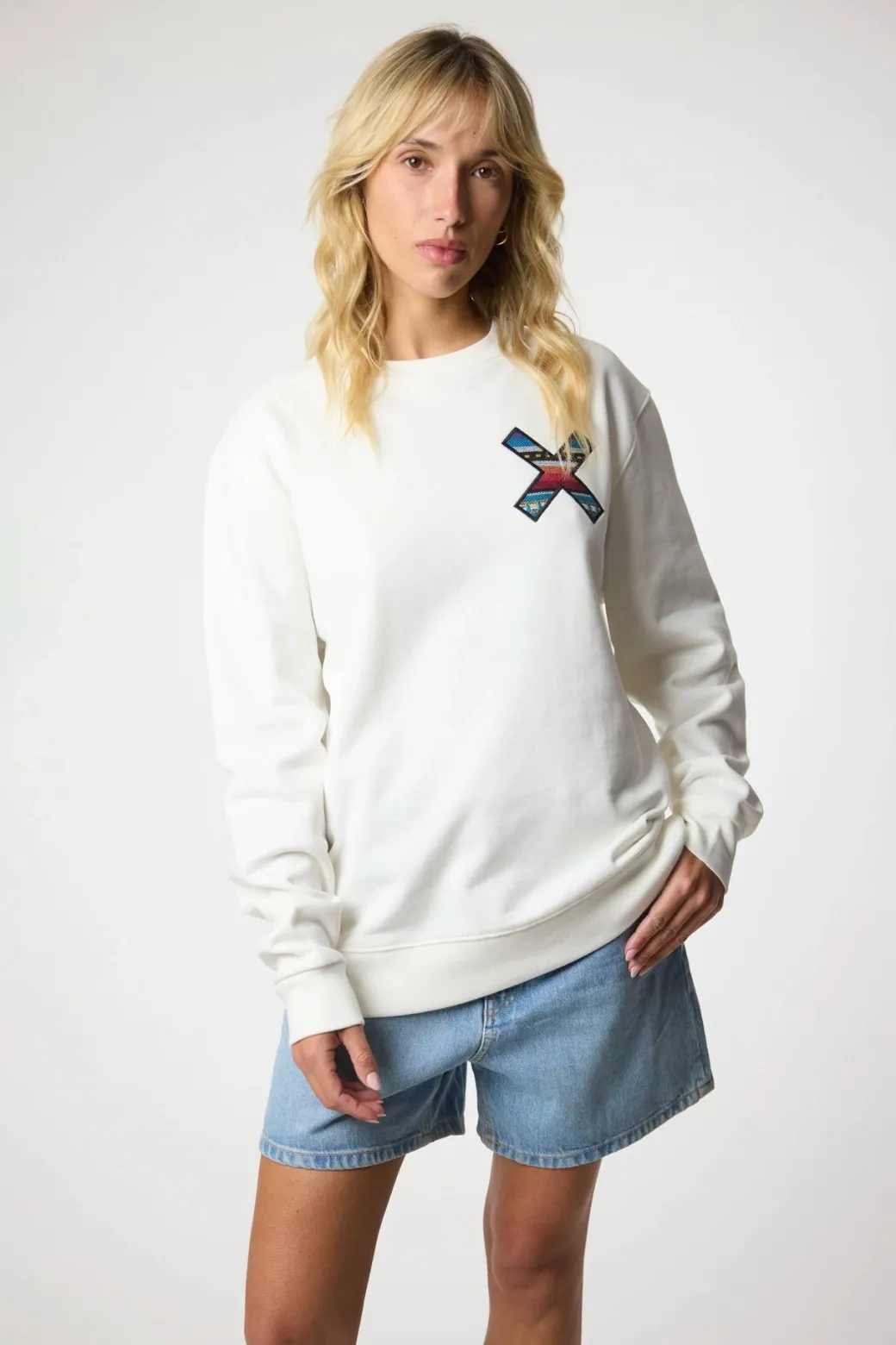 SUDADERA CLASSIC BLANCO ROTO