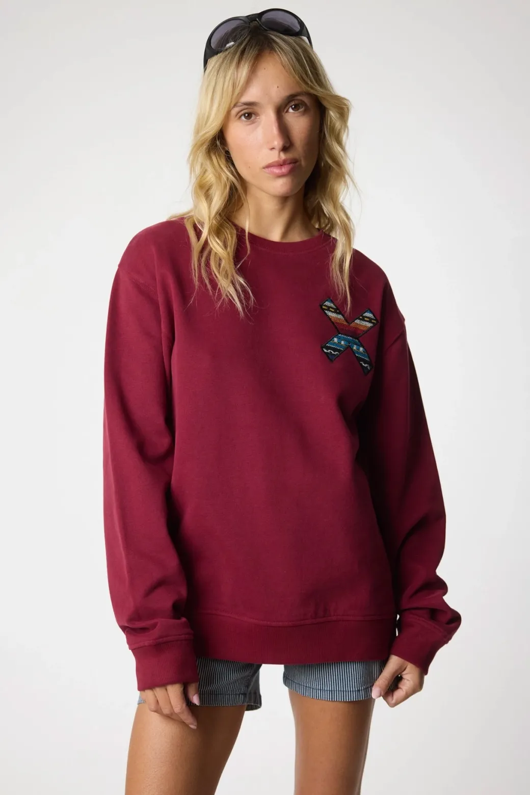 SUDADERA CLASSIC BURGUNDY