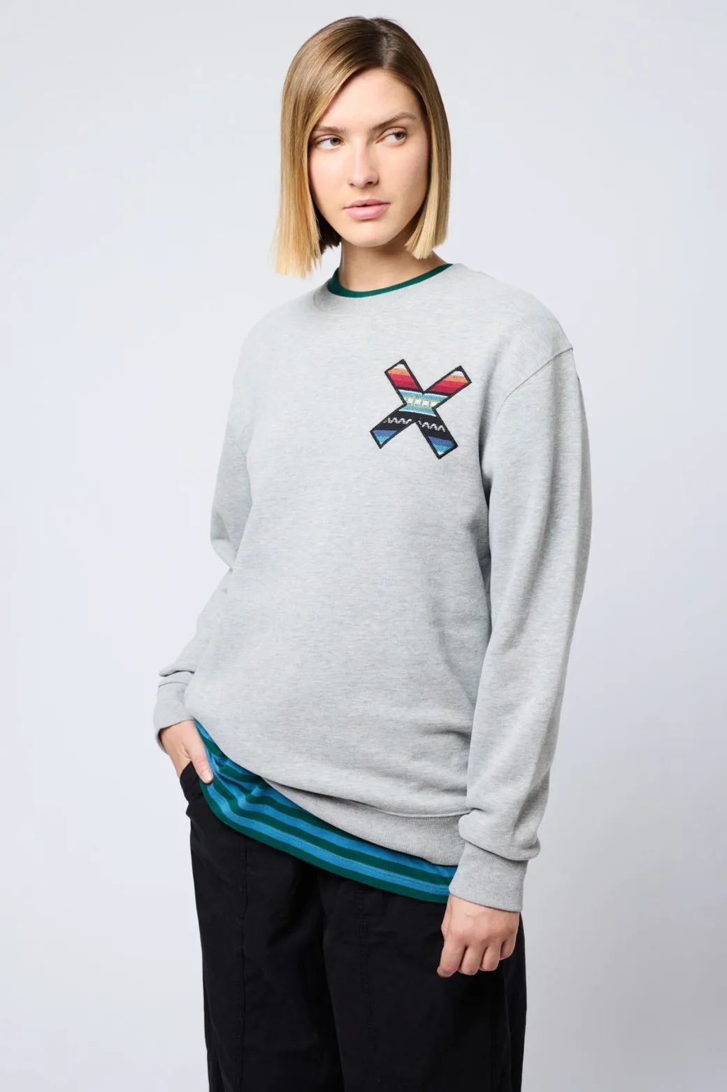 SUDADERA CLASSIC LIGHT GREY MELANGE