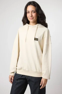 SUDADERA CON CAPUCHA BASIC PREMIUM CRD BLANCO ROTO