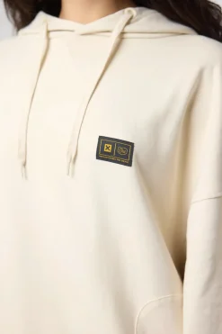 SUDADERA CON CAPUCHA BASIC PREMIUM CRD BLANCO ROTO
