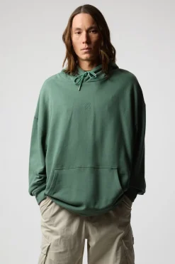 SUDADERA CON CAPUCHA BONFIRE PINE GREEN