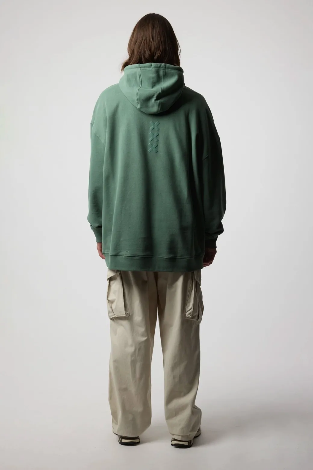 SUDADERA CON CAPUCHA BONFIRE PINE GREEN