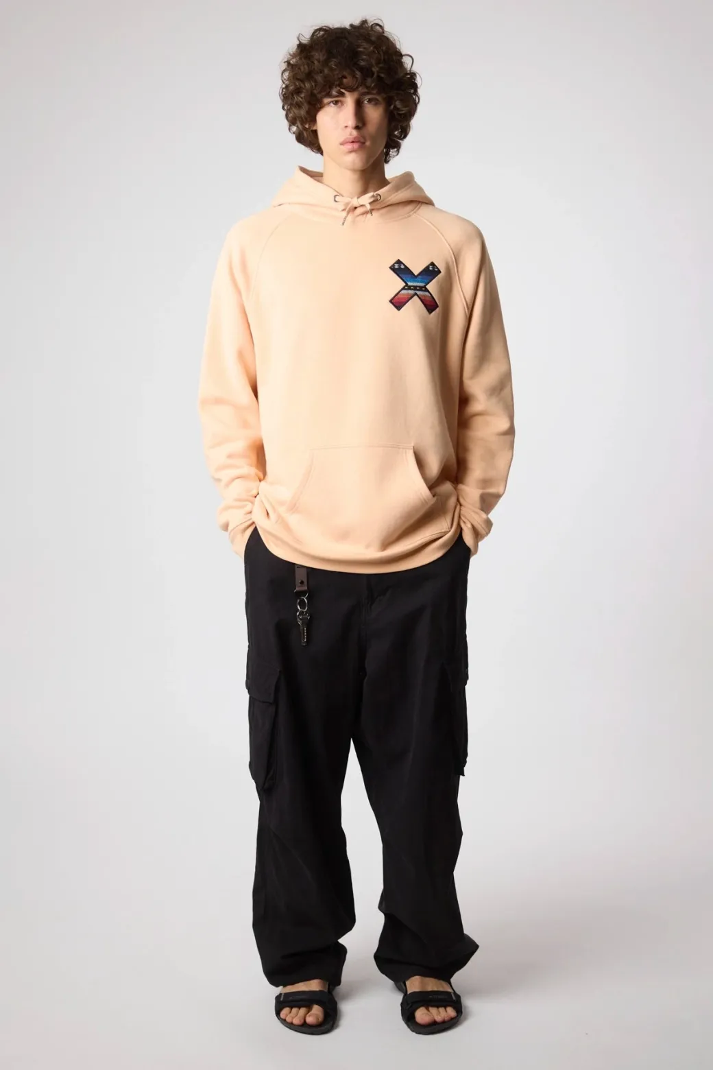 SUDADERA CON CAPUCHA CLASSIC APRICOT