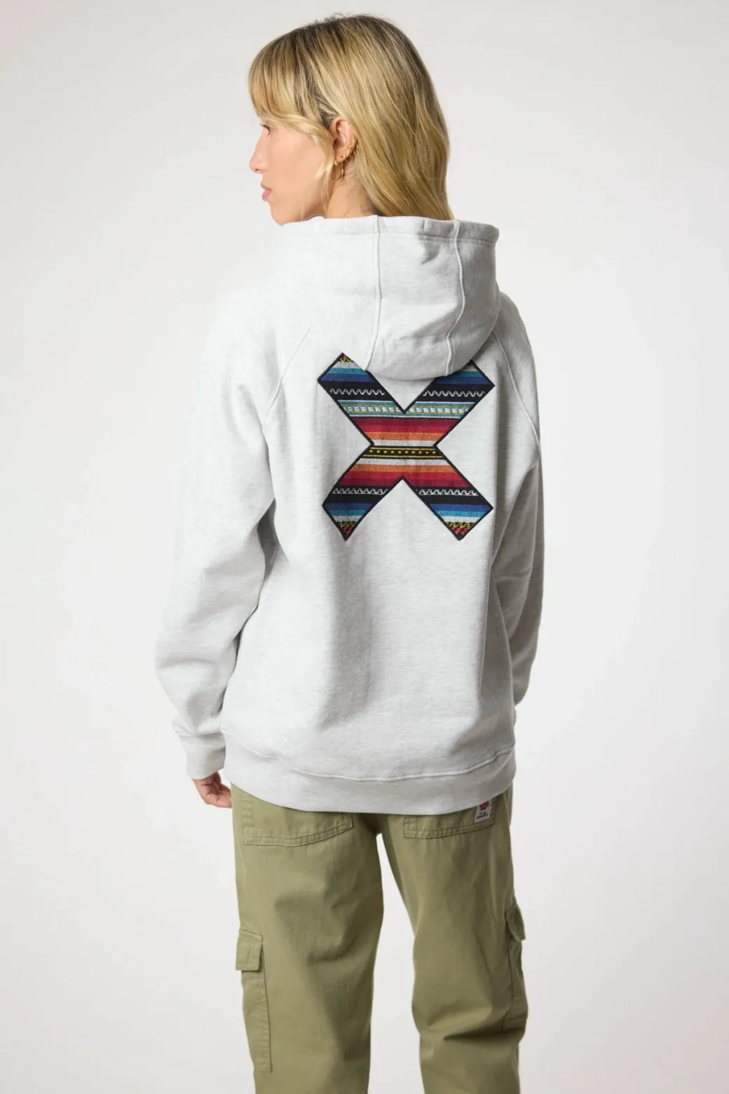 SUDADERA CON CAPUCHA CLASSIC LIGHT GREY MELANGE