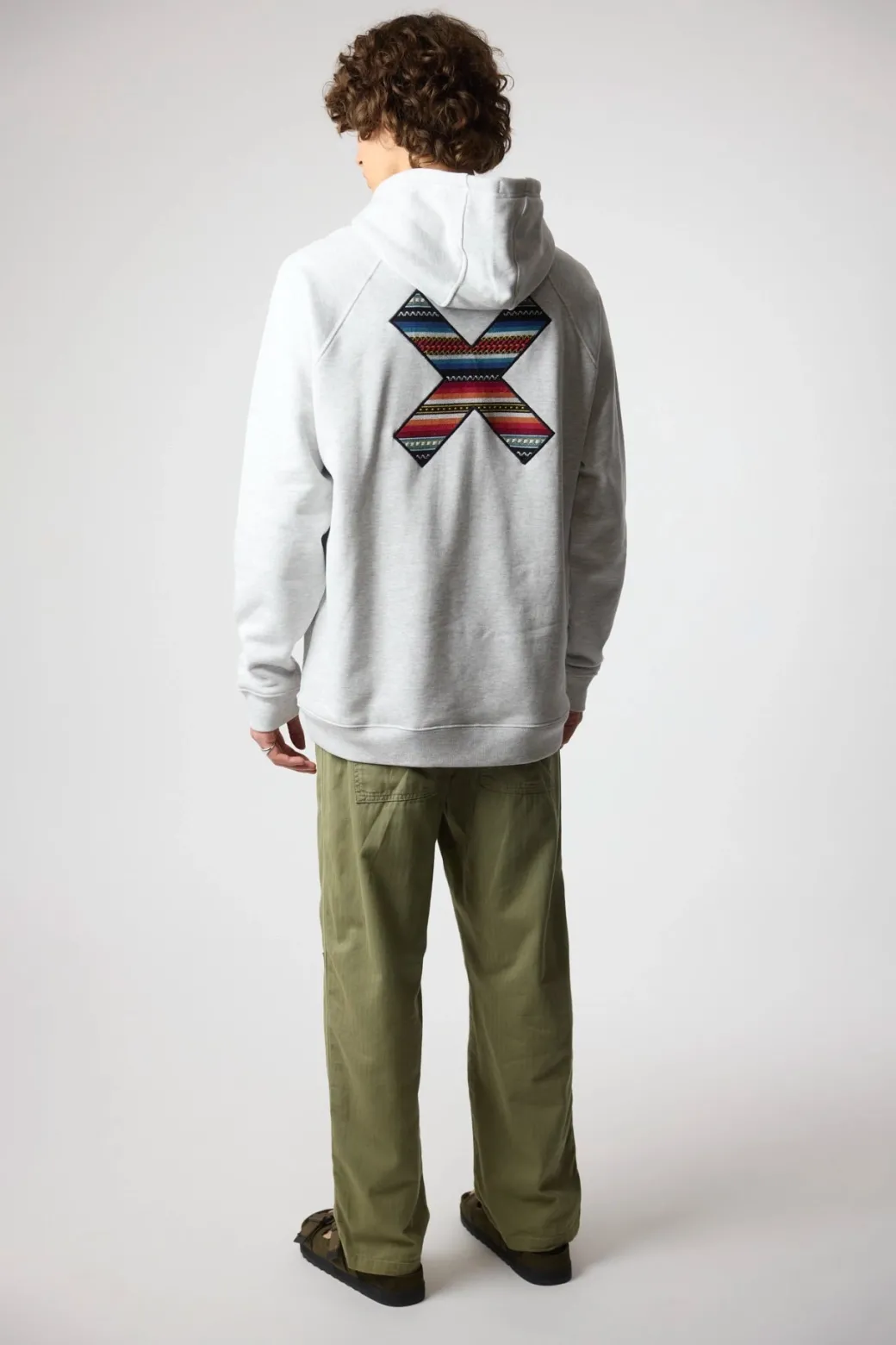SUDADERA CON CAPUCHA CLASSIC LIGHT GREY MELANGE