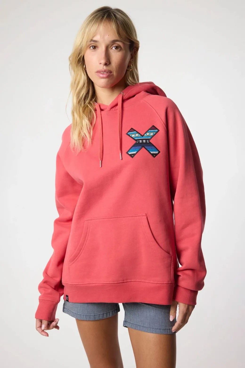 SUDADERA CON CAPUCHA CLASSIC ROJA
