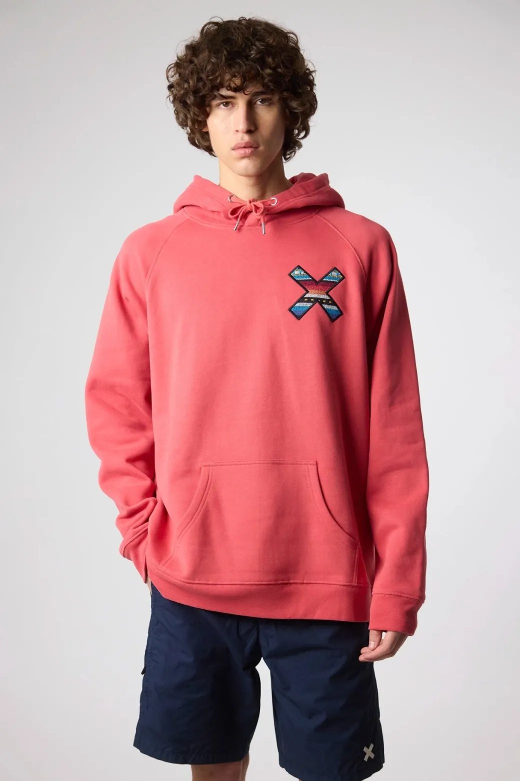 SUDADERA CON CAPUCHA CLASSIC ROJA