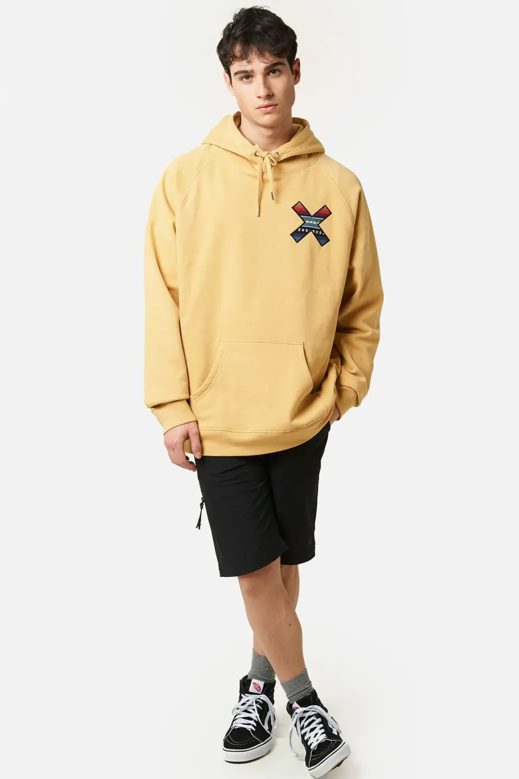 SUDADERA CON CAPUCHA CLASSIC AMARILLA