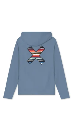 SUDADERA CON CAPUCHA CLASSIC SKY BLUE