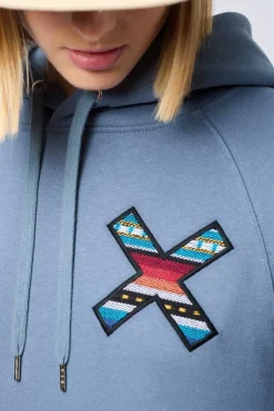 SUDADERA CON CAPUCHA CLASSIC SKY BLUE