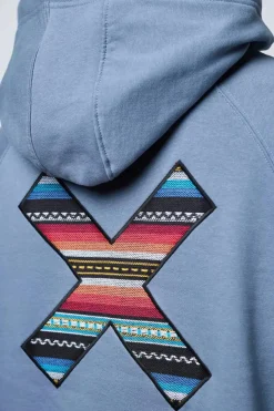 SUDADERA CON CAPUCHA CLASSIC SKY BLUE