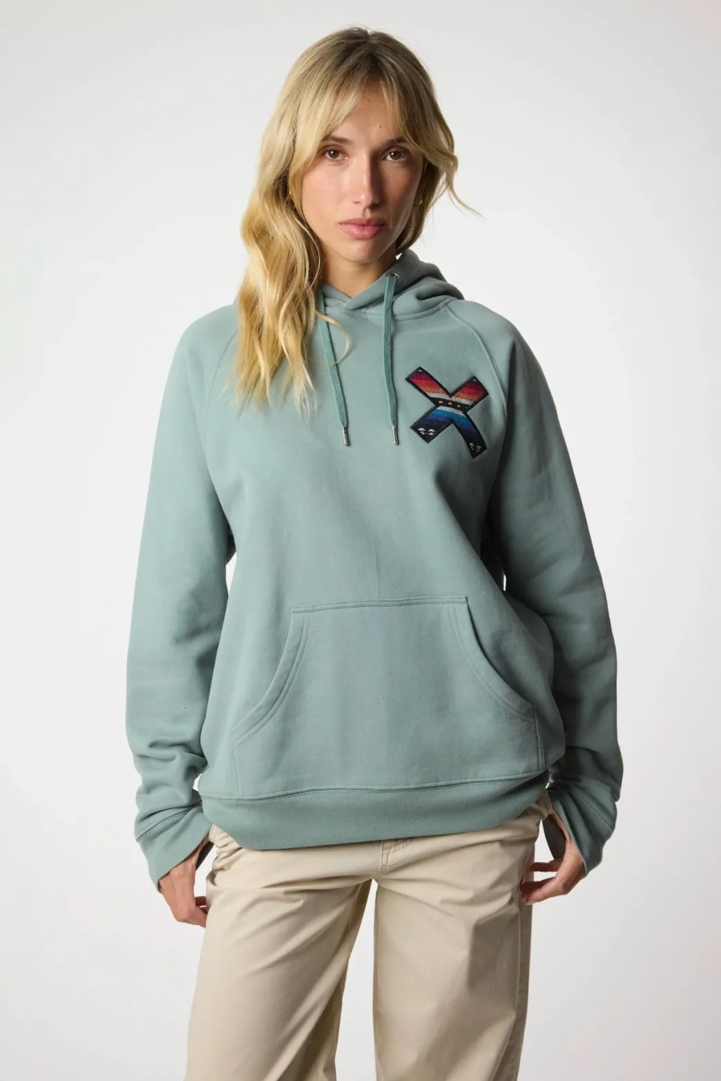 SUDADERA CON CAPUCHA CLASSIC MENTA