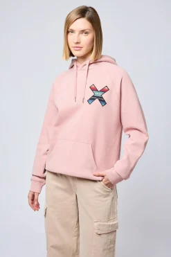 SUDADERA CON CAPUCHA CLASSIC PEACH