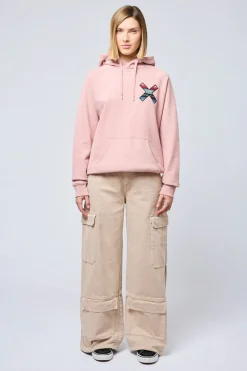SUDADERA CON CAPUCHA CLASSIC PEACH