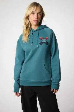 SUDADERA CON CAPUCHA CLASSIC AMAZON GREEN