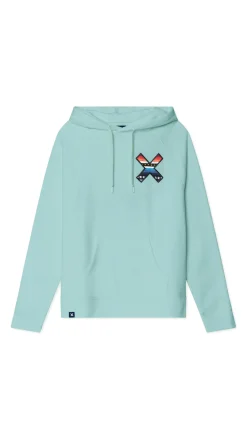 SUDADERA CON CAPUCHA CLASSIC ACQUA
